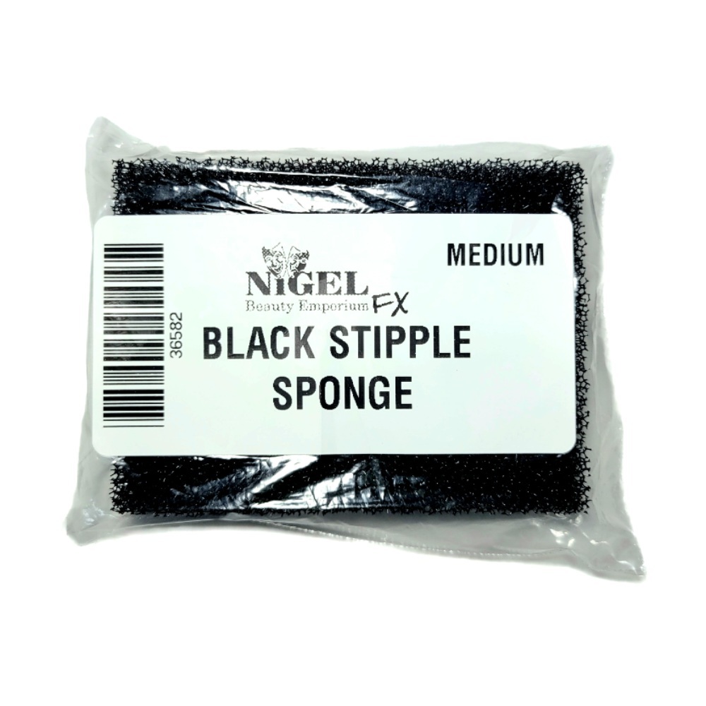 Black Stipple Sponge - Medium Texture